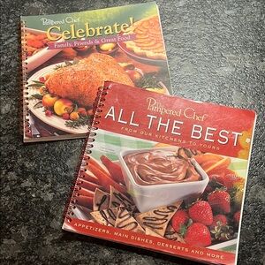 Pampered Chef Recipie books. Cookbook Collection. Classics!!!